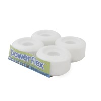 Powerflex Gumball Core Wheels 58mm 83B Street/Park/Pool White with 55D White Core